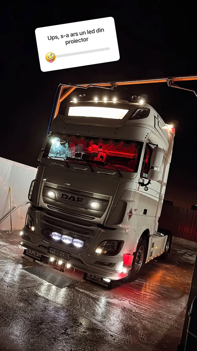 Camion la service